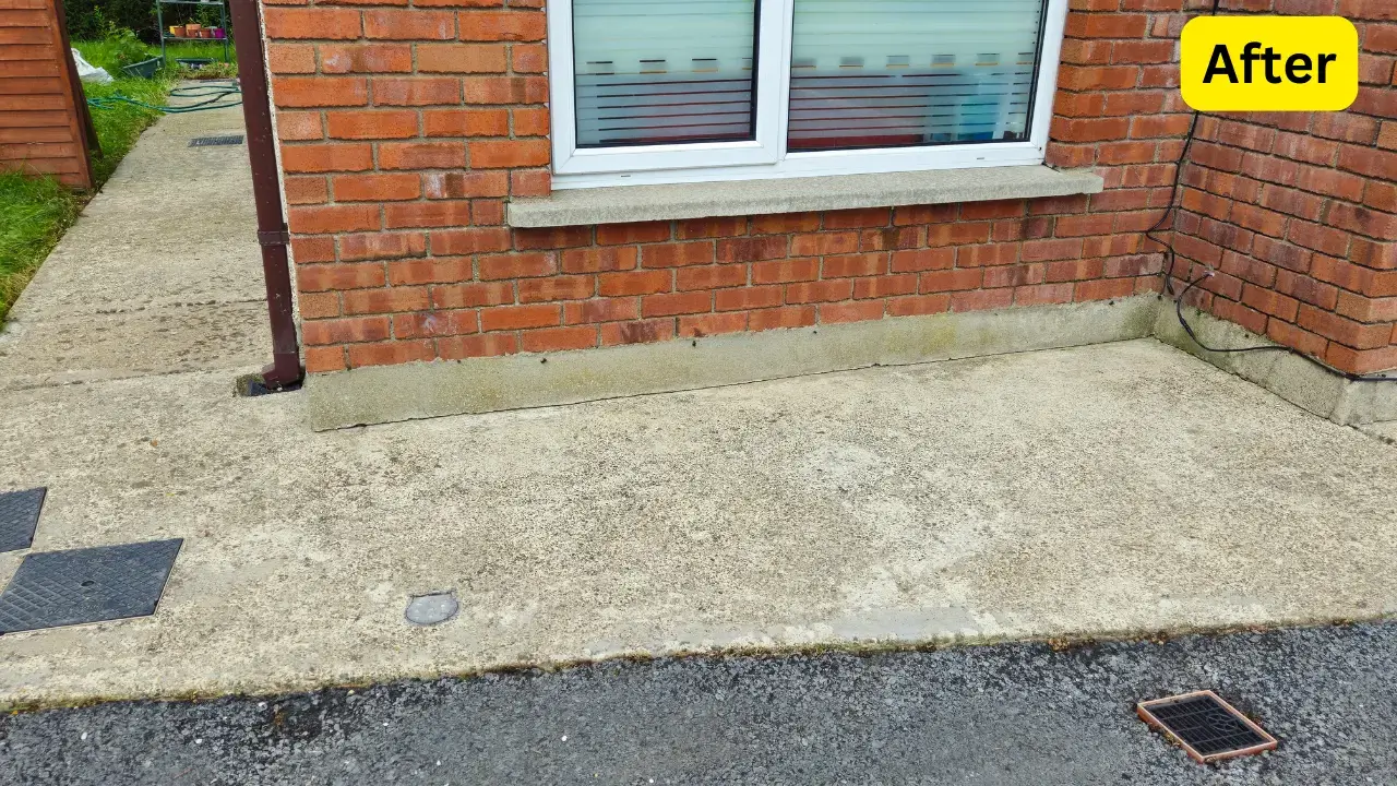 Path power washing clean